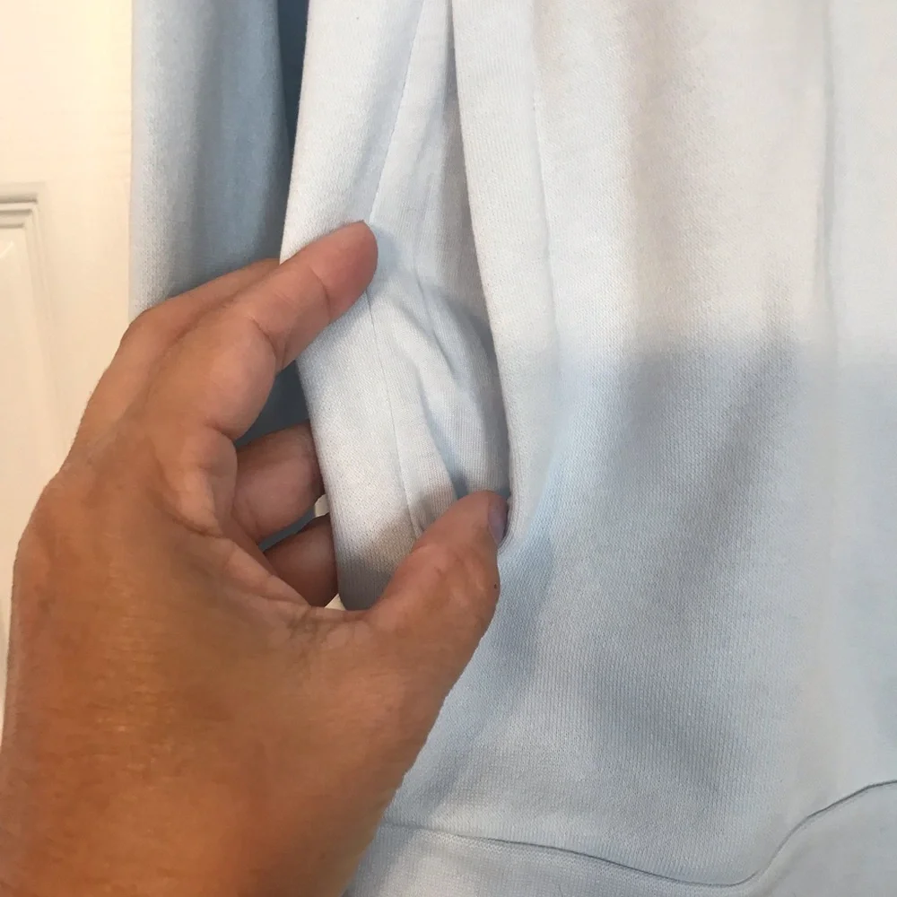 NWT Adidas hoodie Sz small light blue - Picture 4 of 4